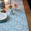Nabis Floral Linen, Cotton, Acrylic fibres, Wool Classic Embroidered linen table runner