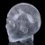 Import Natural hand carved aliens clear crystal skull for arts and crafts from China