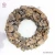 natural wooden wreath crafts for home door decoration