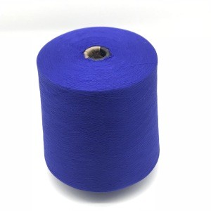 ne 30/1 china cheap price dyed cotton yarn, socks knitting