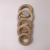Import Necklace Bracelet DIY Crafts Wooden Circle 70 mm Baby Wooden Teething Ring from China