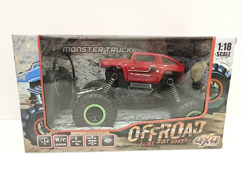 New Arrival Remote Control  Off Road Cross-country Monster Truck 4 Wheels Racing Car at 2 High Speeds