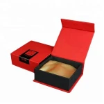 New custom luxury design printed necklace box magnetic closed cardboard paper jewelry box with logo printing