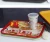 Import New Design Colors Catering Serving Trays System Cafeteria Fast Food Tray from China