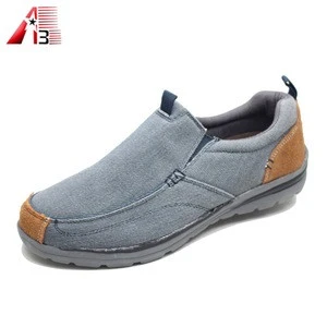 New design flat sole casual vulcanized shoes for man