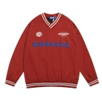 New Design OEM Sportswear Long Sleeve Embroidery Sweatshirt Ice Hockry Jersey