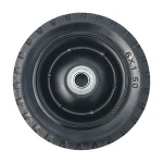 New Design semi pneumatic 5 6 7 8 9 10 inch heavy duty go kart grinder rubber gate wheel