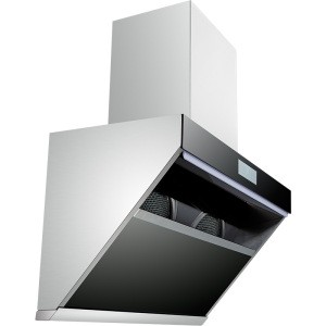 New design super slim auto cleran stainless steel kitchen chimney range hood