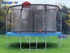 new design trampoline with basketball hoop