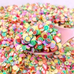 New DIY  nail art  soft clay cartoon fruit slice  high quality and soft clay beads