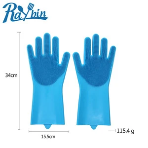 New kitchen ideas 2019 personalized household silicone cleaning sponge gloves for washing dishes