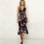 Import New Ladies Fashion Floral Printed Women dress Bodycon  Dresses Casual Summer Dress from China