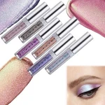 New Liquid Waterproof Diamond Glitter Eyeshadow 1pcs 12 Colors Pigment Makeup Cosmetics White Copper Colors Shimmer Eye Shadows