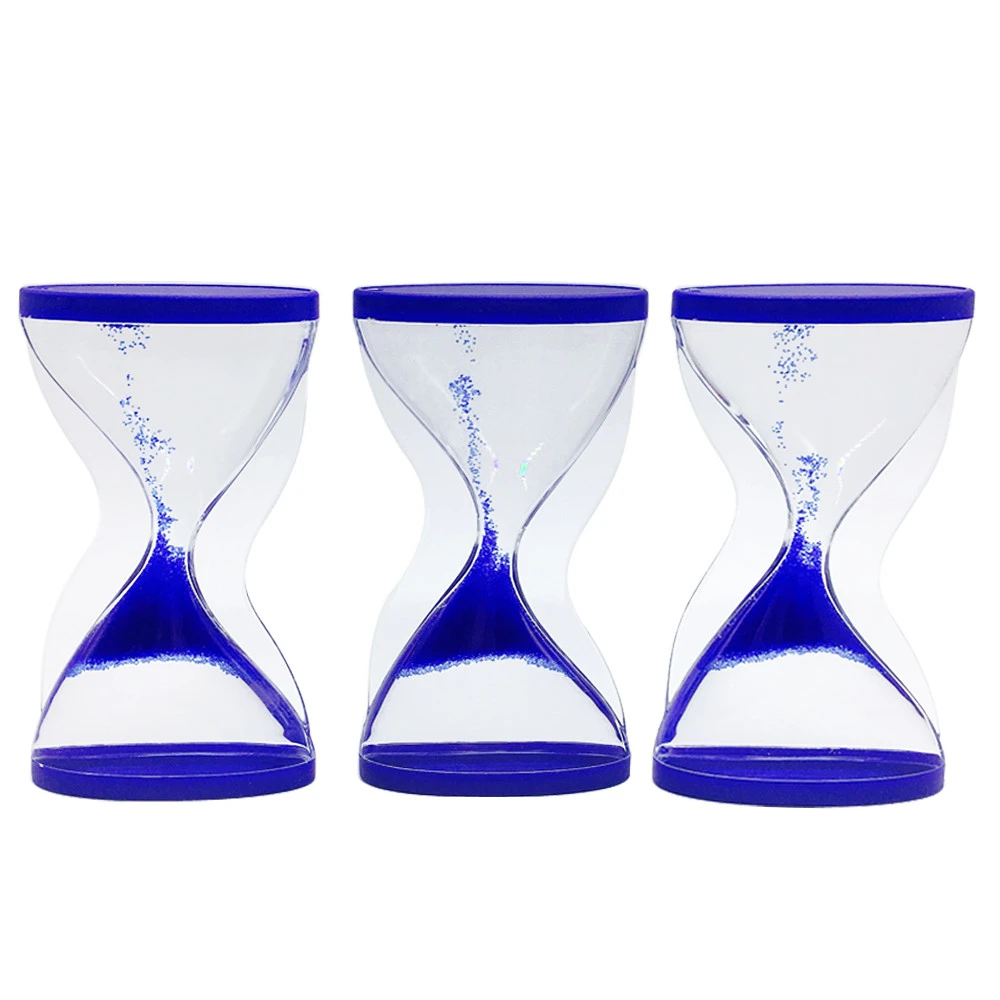 New Model Upward Liquid Sand Timer Colorful Custom Liquid Hourglass