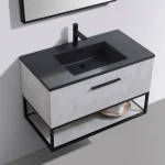 New Modern Style Melamine Bathroom Vanity Basin Unit