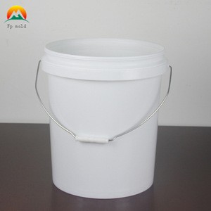 new product China OEM white plastic packing bucket 5 gallon round bucket