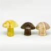 New product hand-carved natural quartz fluorite carving crystal crystal cute mushroom