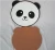 Import New Production Cute Panda Style Sizes of Cork Notice Board Sheets from China