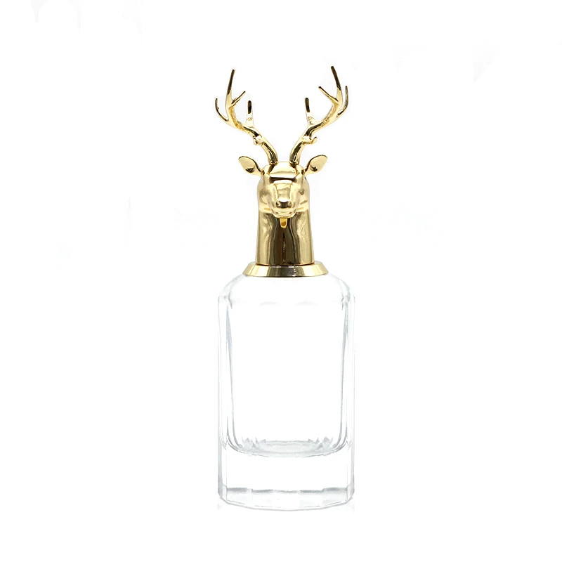 New released luxury metal Animal head cap high quality  Moose/deer head perfume bottles cap