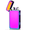 new style usb charged rechargeable USB lighter, electronic lighter, dual arc lighter