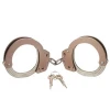 New Titanium alloy double lock police handcuffs Rose Gold 245 grams