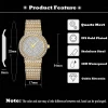 New Unique Watch women 7mm Ultra Thin 30M Water Resistant Iced Out Round Expensive 34mm Slim Wrist Man Watch Bling Jewelry Gifts