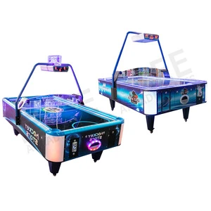 Newest design electronic overhead scoreboard air hockey table indoor arcade game machine