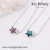 Import Newest  fashion women jewelry, crystal star necklace with crystals from China