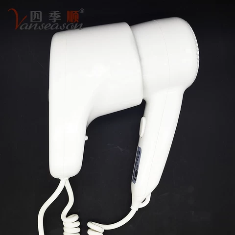 Newest standing Custom Logo hotel wall mounted hair dryer with Europe plug