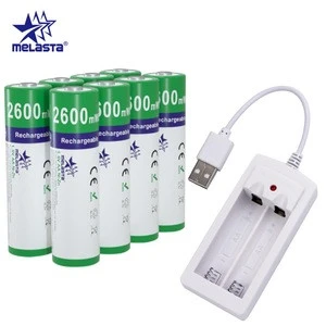 NiZn aa 1.6V 2600mWh  rechargeable battery for CD players,mouse,keyboard,electronic toys