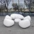 Import Nordic fiberglass  stone lounge sofa chair outdoor luxury furniture for garden from China