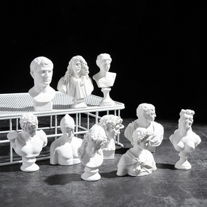 Buy Nordic Style Drawing Practice Crafts Famous Sculpture Plaster Bust ...