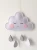 Import Nordic Style Felt Cloud Style Crib Mobile Hanger Felt Mobile For Baby from China