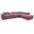 Import Nordic Style Very Comfortable Touching Living Room Home Furniture Pink Reclining 3 2 1 Fabric Sofa Set from China