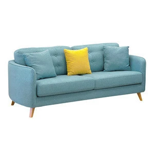 North europe style sofa furniture, simple modern living room 3 seater sofa,single 1 seat fabric sofa