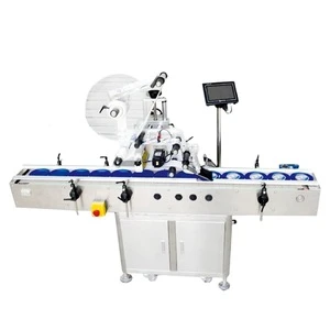 Npack Automatic Label Applicator On Plane Surface Flat Container Box Bag Labeling Machine