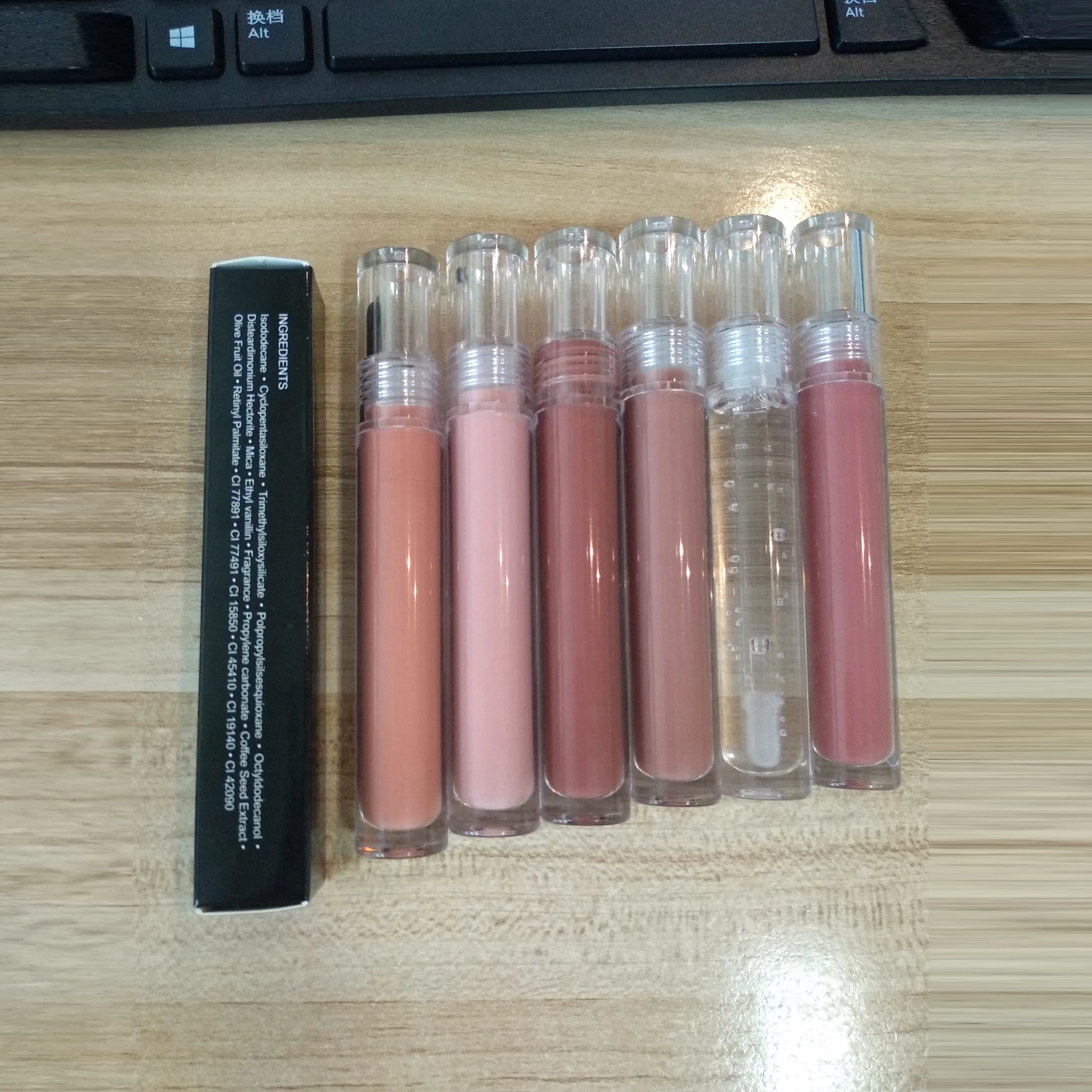 Nude pink lipgloss cruelty free smooth brown nude lipgloss private label