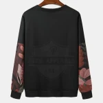 O-Neck Oversize Sweatshirt Men Clothing Long Sleeve Cotton Sweatshirts For Male