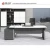 Import OEM Customized Fashion Luxury Elegant Solid Wood Furniture Office Desk with Cabinet from China