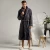 Import OEM mens coral fleece turn down collar long sleeve home wear spa hotel bath robe winter robes from China
