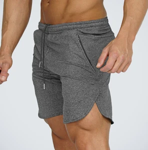 OEM simple leisure fitness mens gym running sweat shorts