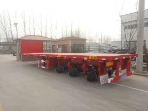 Oem Steel  Material 40ft Container Semi Trailer Truck Trailers