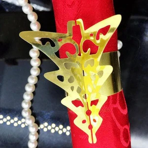 OEM wedding decorations Napkin Holder Ring Towel paper Rings for Christmas CK30