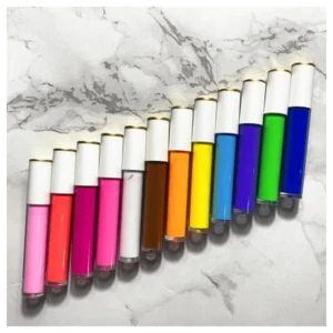 Oem Wholesale 12 Colors Fluorescent Custom Logo Private Label Magnetic Glitter Colorful Liquid Water Adhesive Eye Liner Eyeliner