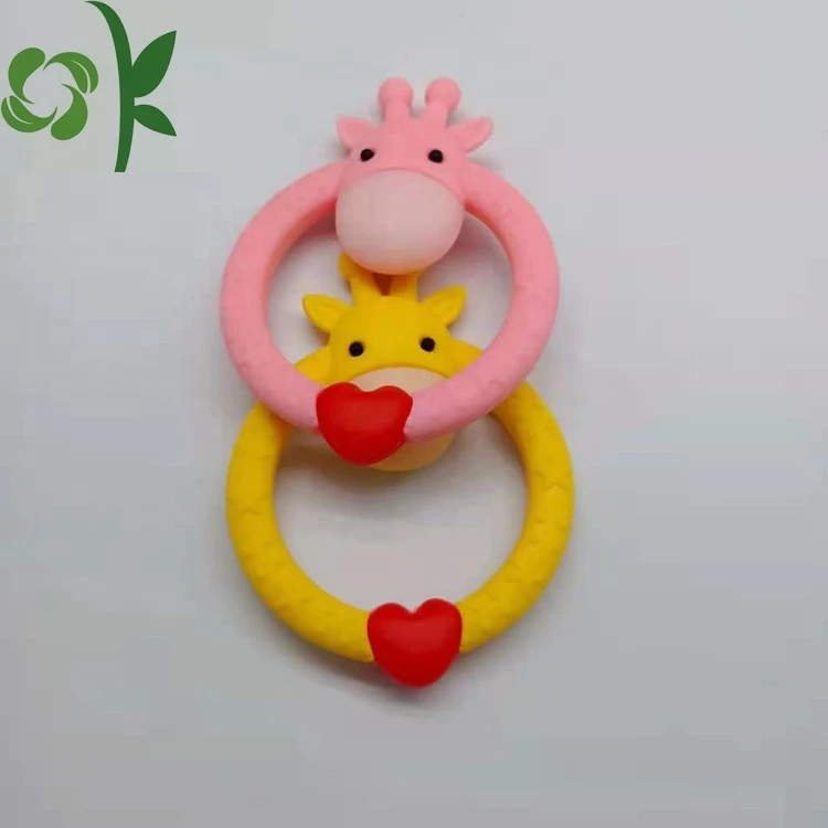 OKSILICONE Wholesale Amazon Hot Sale Silicone Baby Teething Toy For Kid Soft Soothing Sleeping Toddler Silicone Baby Teether