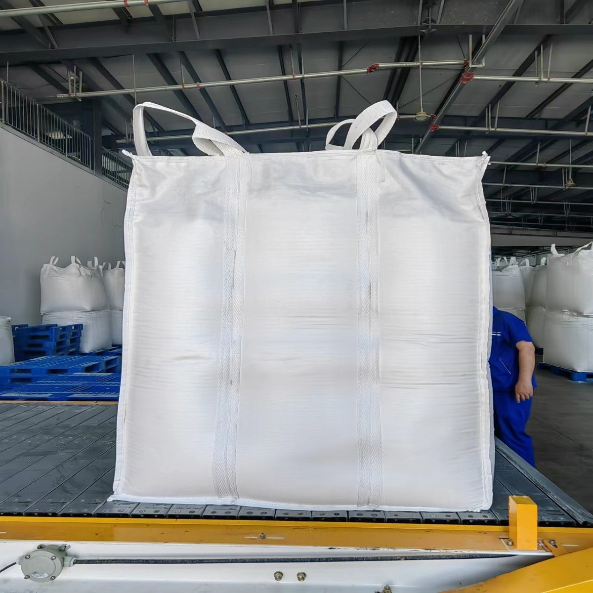 One Ton Mineral Sand Chemical Super Bulk FIBC Sack PP Jumbo Big Bags with Baffle
