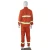 Import orange firefighter protective clothing suit for fire training from China