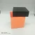 Import Orange Plastic Storage Box Plastic Folding Box with Black Cover from China