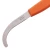 Import Orange PP Handle Curved Blade Banana Knife Fruit Knife from China