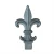 Import ornamental cast iron fence spears point and finials in fencing trellis from China